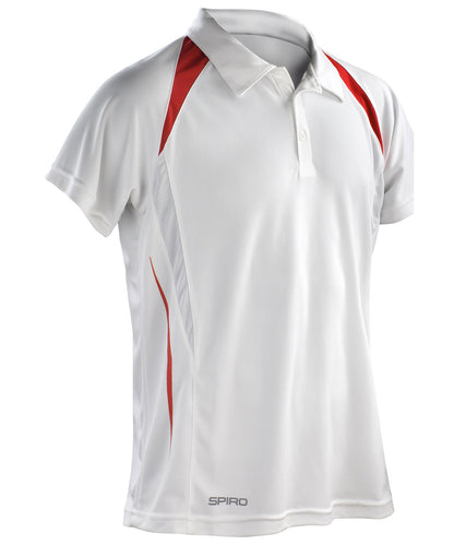 Spiro S177M Spiro team spirit polo in White/Red