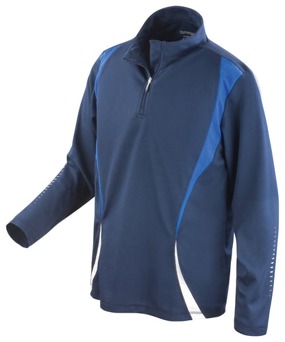 Spiro S178X Spiro trial training top in Navy/Royal/White