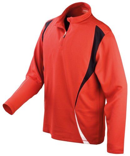 Spiro S178X Spiro trial training top in Red/Black/White