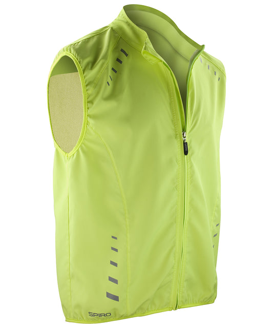 Spiro S259X Spiro bikewear crosslite gilet in Neon Lime
