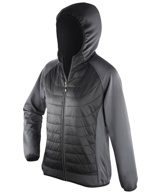 Spiro S268F Women's Zero gravity jacket in Black/Charcoal