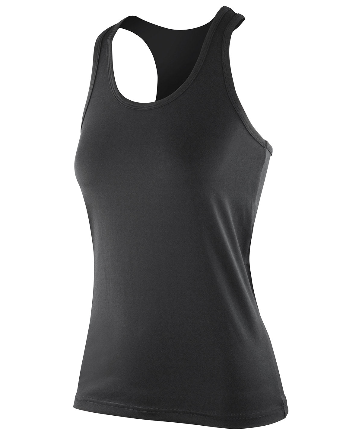 Spiro S281F Softex® fitness top in Black