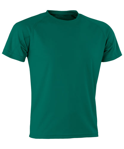 Spiro S287X Performance Aircool tee in Bottle Green