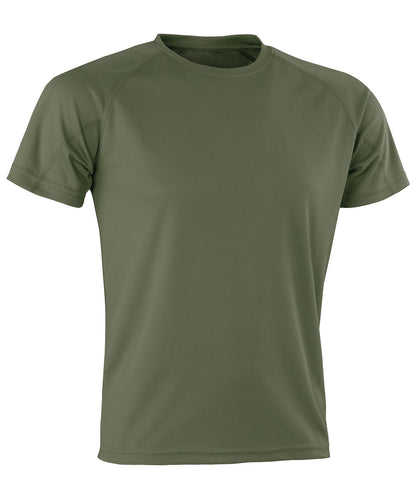 Spiro S287X Performance Aircool tee in Combat