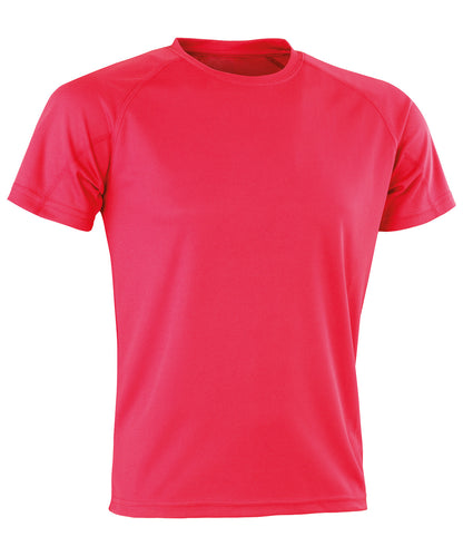 Spiro S287X Performance Aircool tee in Flo Pink