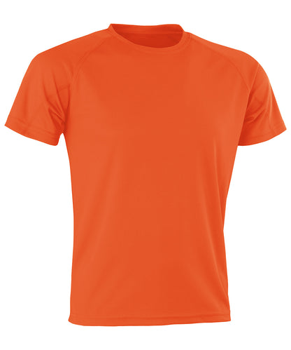 Spiro S287X Performance Aircool tee in Orange