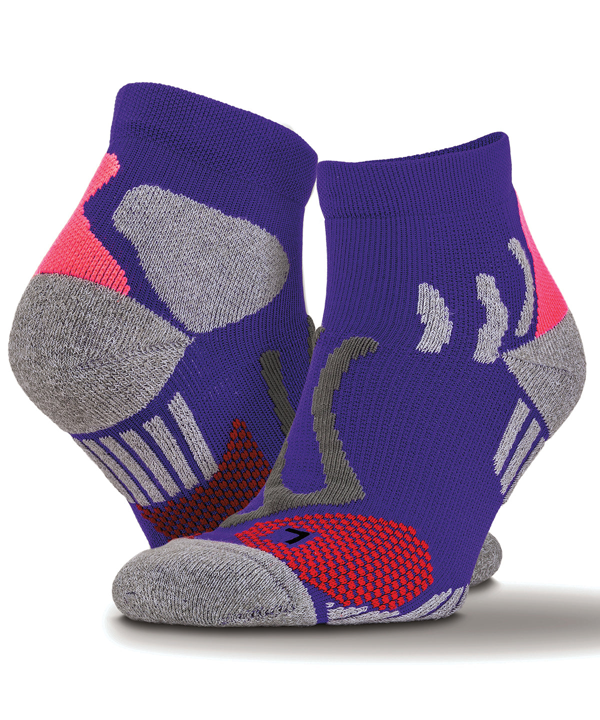 Spiro S294X Technical compression sports socks in Purple