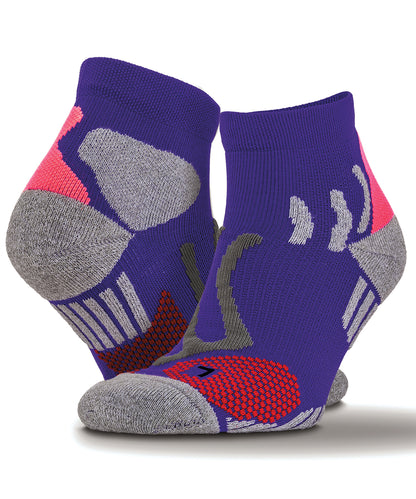 Spiro S294X Technical compression sports socks in Purple