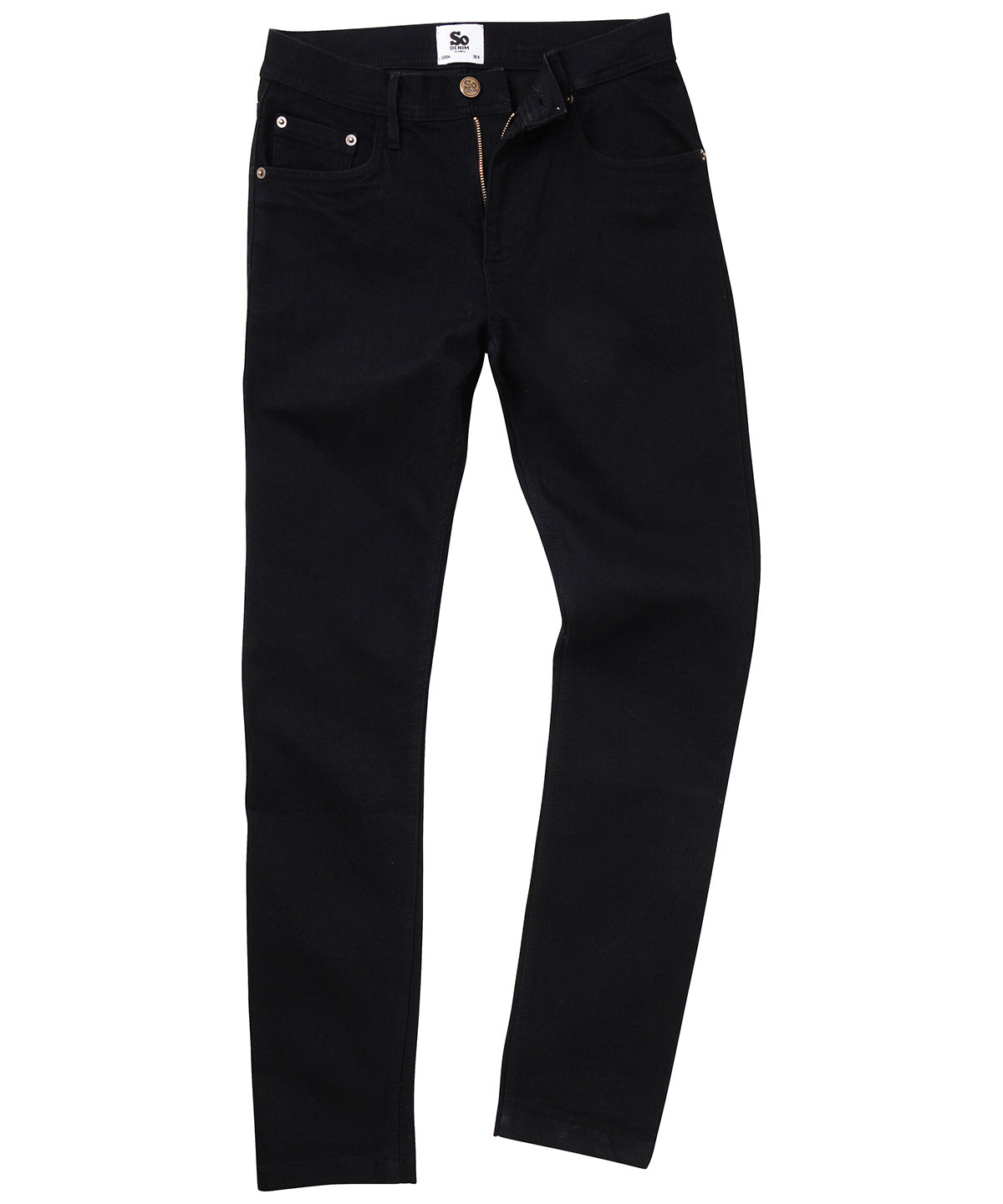 AWDis So Denim SD004 Max slim jeans in Black