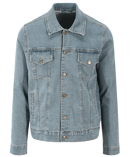 AWDis So Denim SD060 Noah denim jacket in Light Blue Wash
