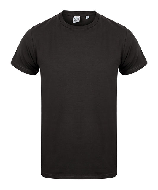 SF SF121 Men's feel good stretch t-shirt in Black*