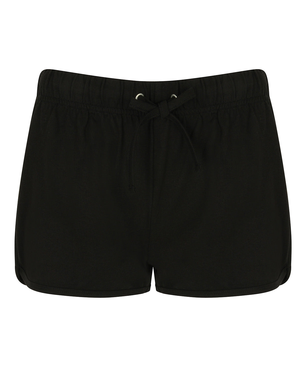 SF SK069 Women's retro shorts in Black/Black