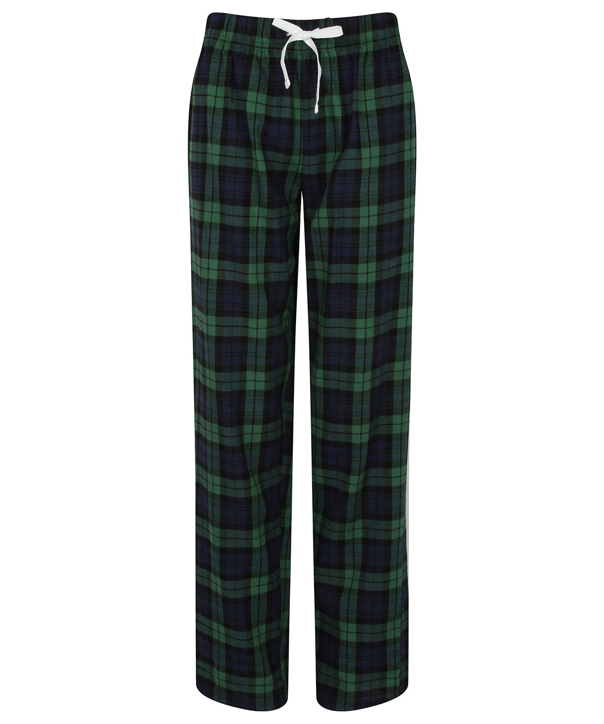 SF SK083 Women's tartan lounge pants in Navy/Green Check
