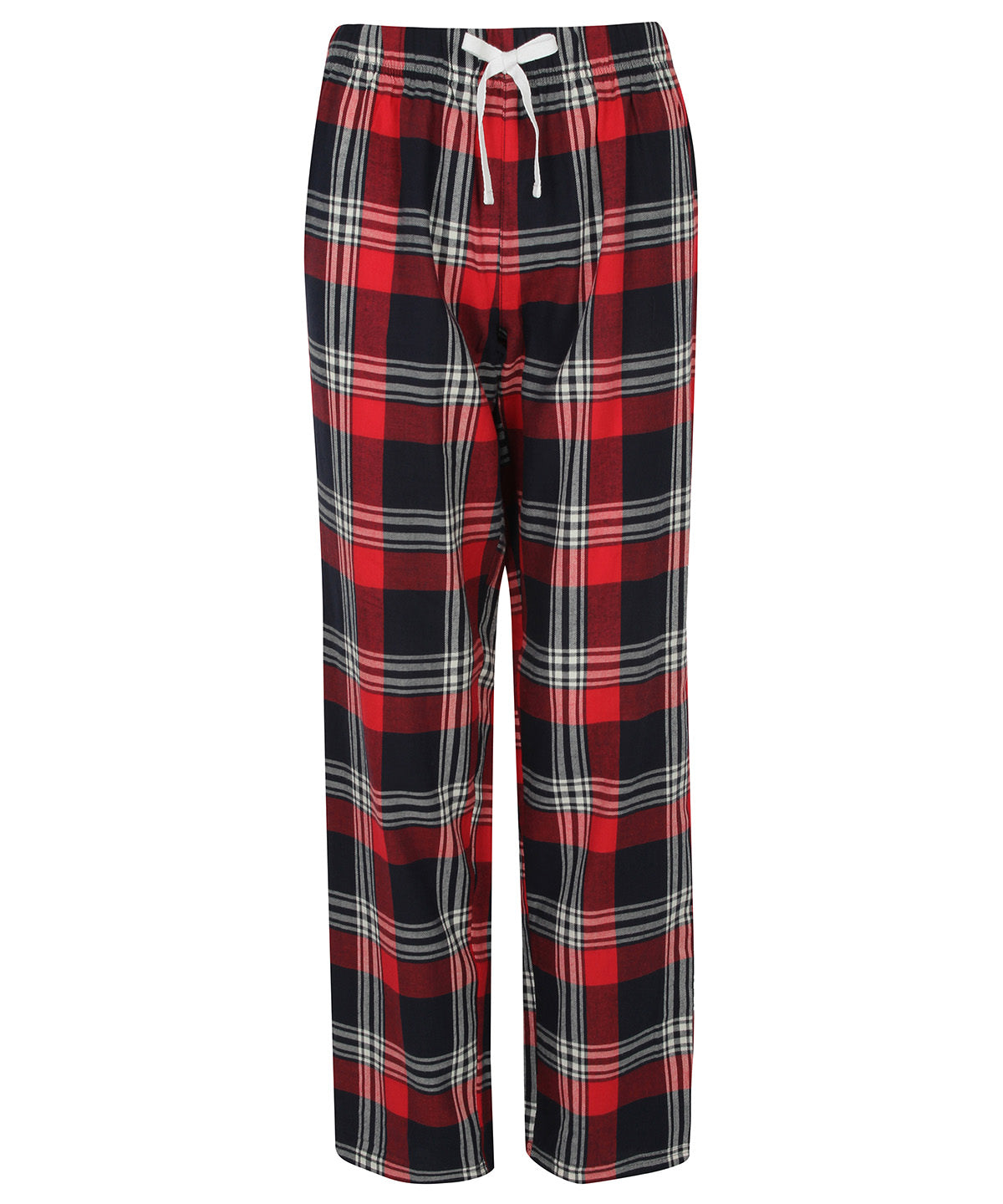 SF SK083 Women's tartan lounge pants in Red/Navy Check