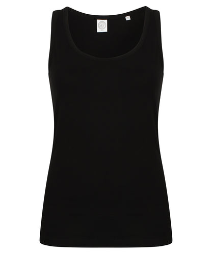 SF SK123 Women's feel good stretch vest in Black