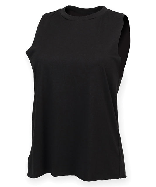 SF SK232 High neck vest in Black