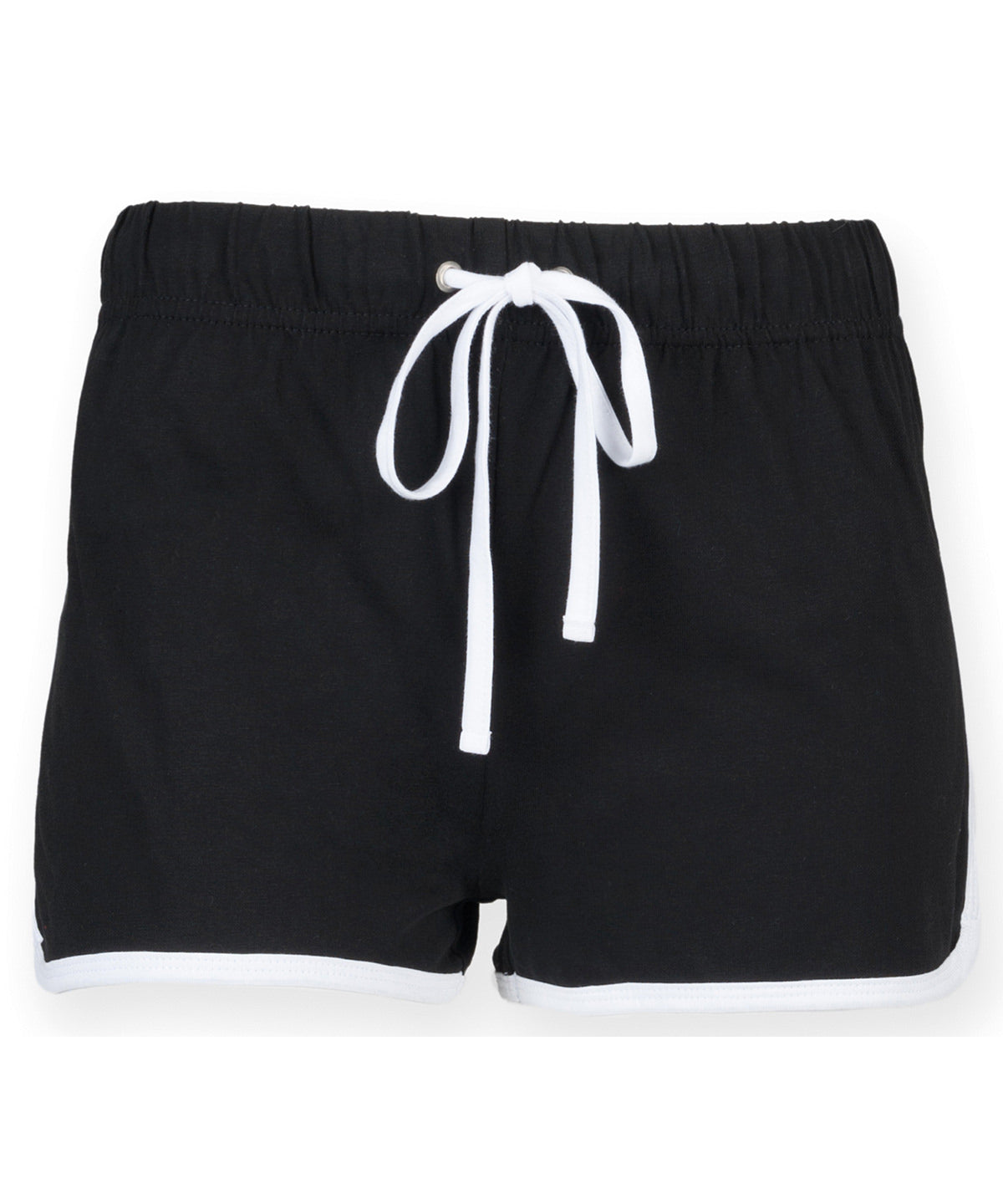 SF SM069 Kids retro shorts in Black/White