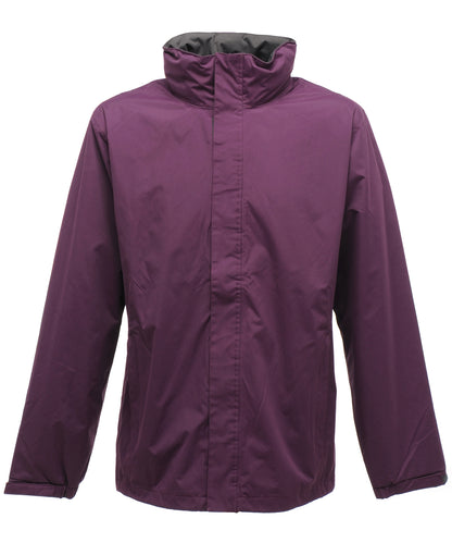 Regatta Professional SN100 Ardmore waterproof shell jacket in Majestic Purple/Seal Grey