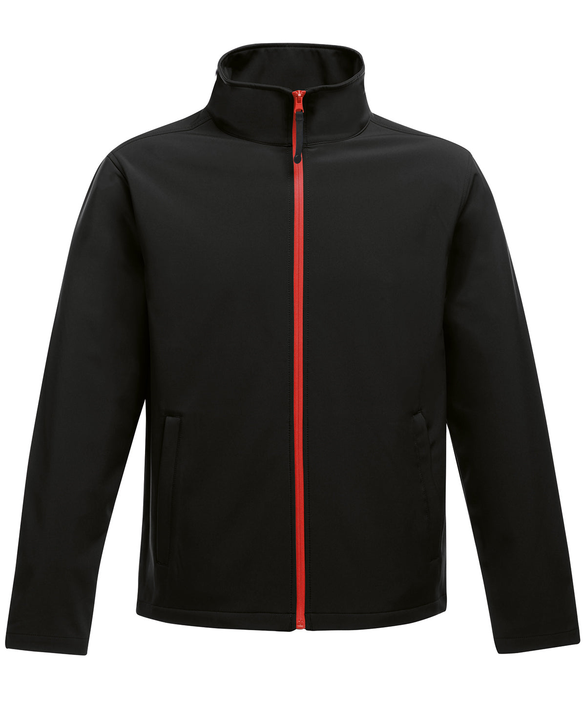 Regatta Professional SN130 Ablaze printable softshell in Black/Classic Red