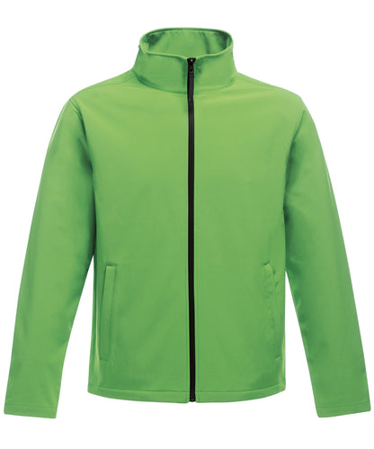 Regatta Professional SN130 Ablaze printable softshell in Extreme Green/Black