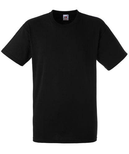Fruit of the Loom SS008 Heavy cotton T in Black*