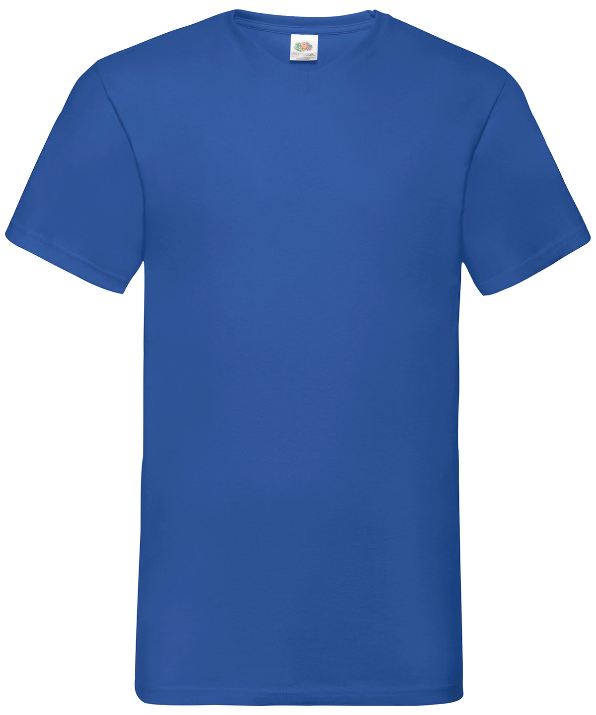 Fruit of the Loom SS034 Valueweight v-neck T in Royal Blue