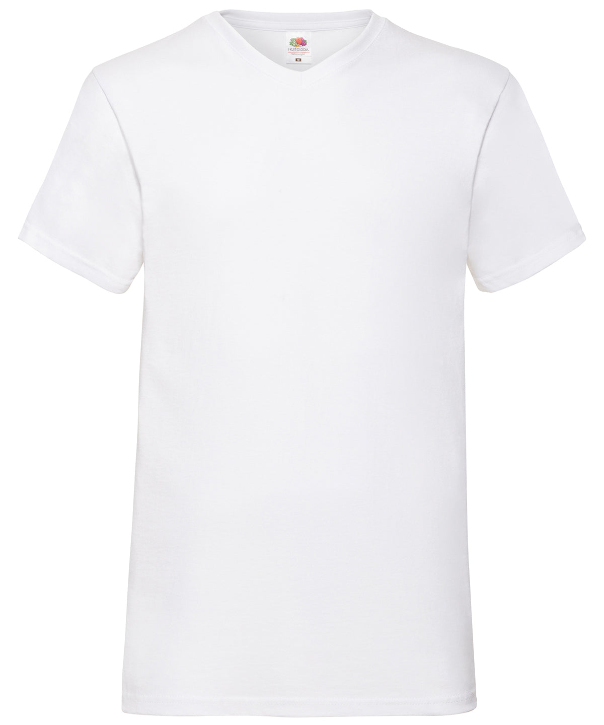 Fruit of the Loom SS034 Valueweight v-neck T in White*