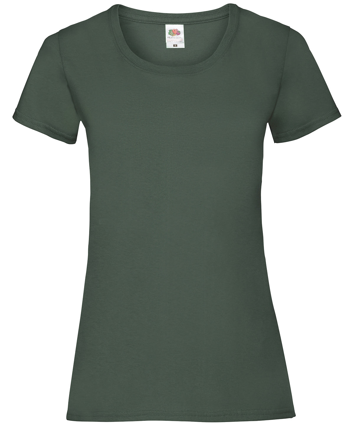 Fruit of the Loom SS050 Women's valueweight T in Bottle Green