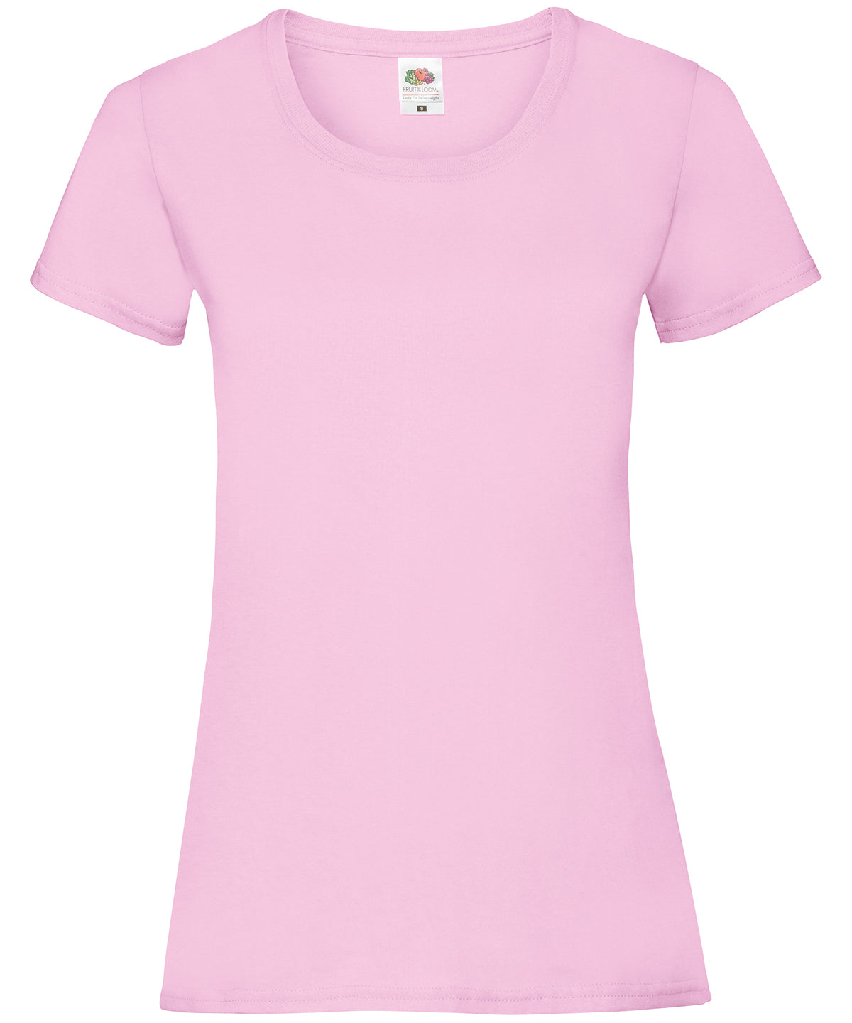 Fruit of the Loom SS050 Women's valueweight T in Light Pink