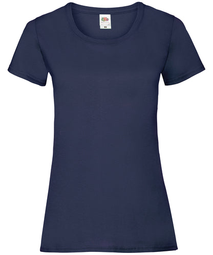 Fruit of the Loom SS050 Women's valueweight T in Navy