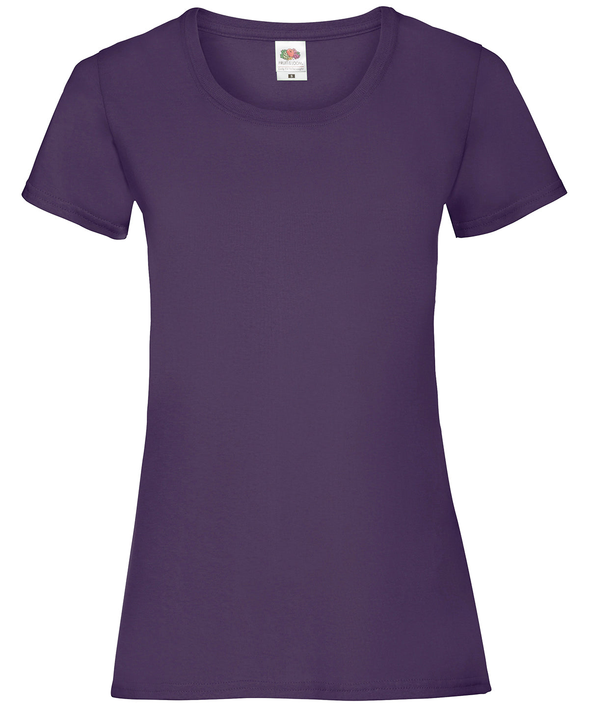 Fruit of the Loom SS050 Women's valueweight T in Purple
