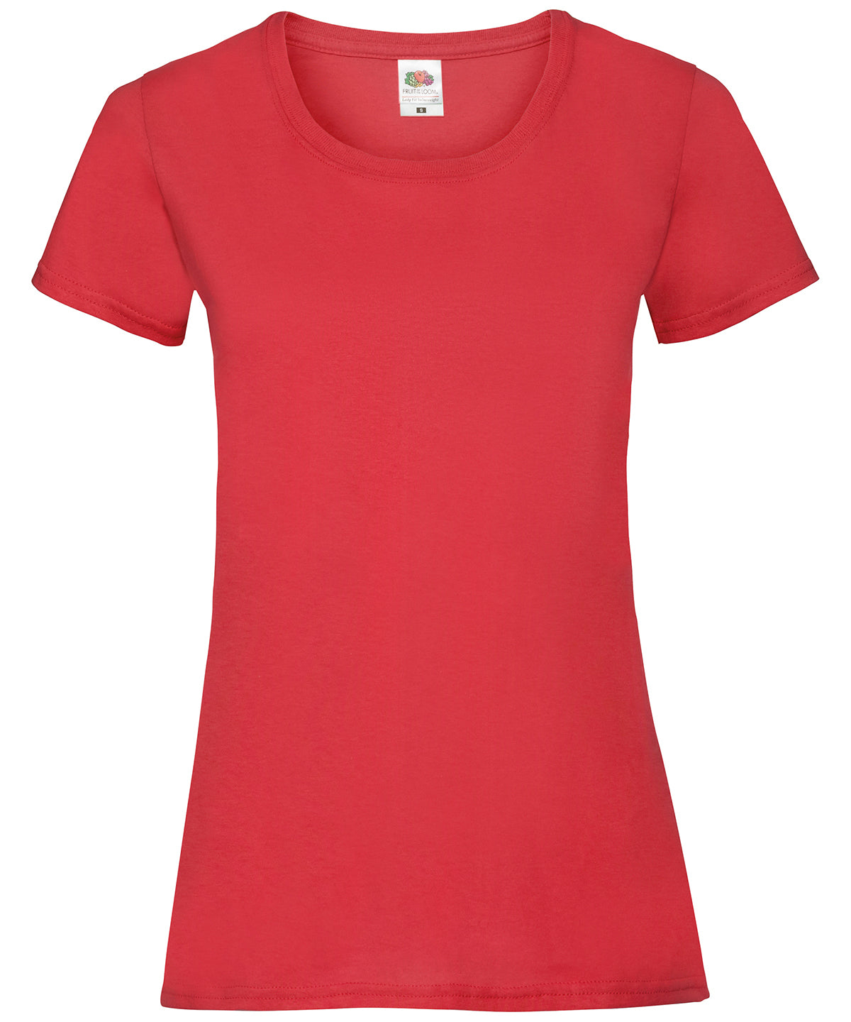 Fruit of the Loom SS050 Women's valueweight T in Red
