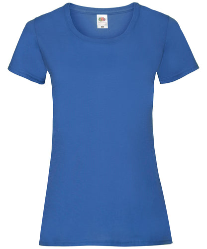 Fruit of the Loom SS050 Women's valueweight T in Royal Blue