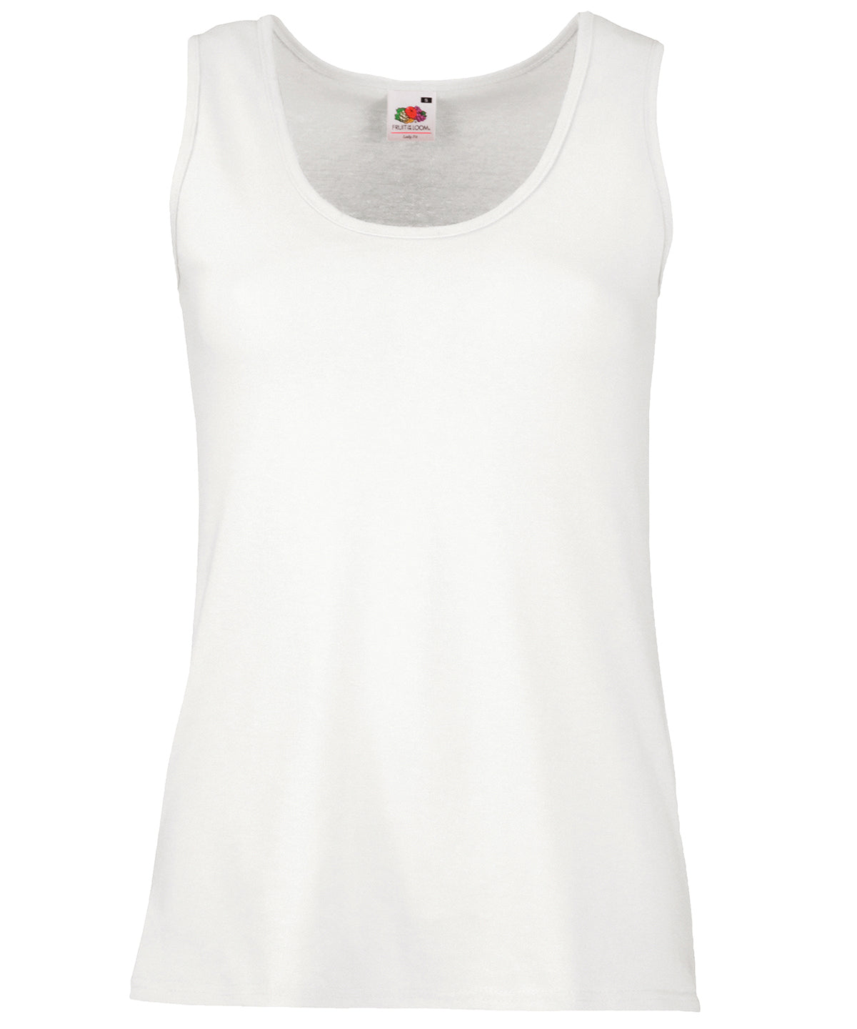 Fruit of the Loom SS051 Women's valueweight vest in White