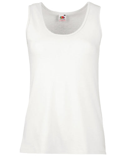 Fruit of the Loom SS051 Women's valueweight vest in White