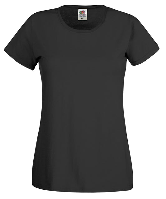 Fruit of the Loom SS060 Women's original T in Black