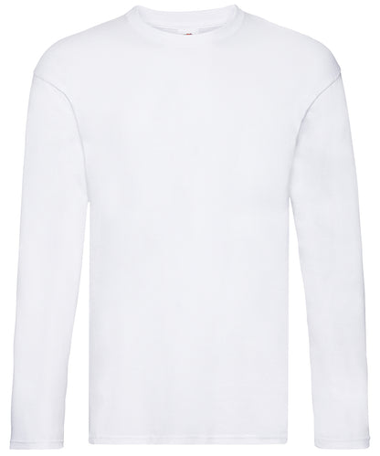 Fruit of the Loom SS069 Original long sleeve T in White*