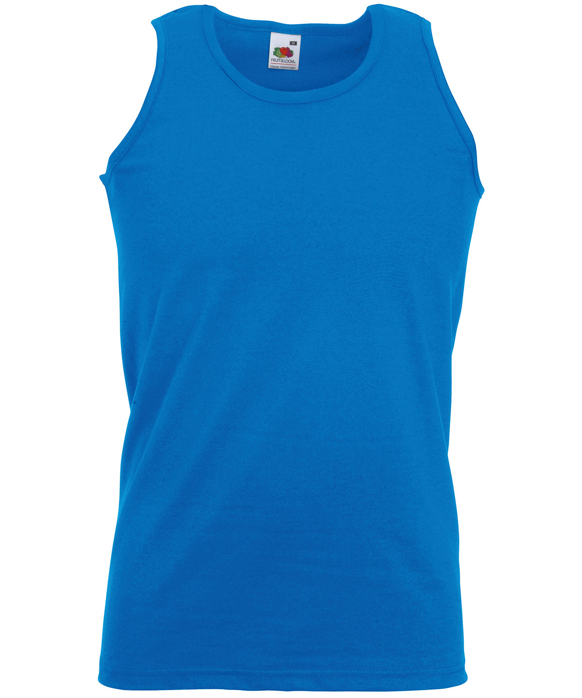 Fruit of the Loom SS100 Valueweight athletic vest in Royal Blue