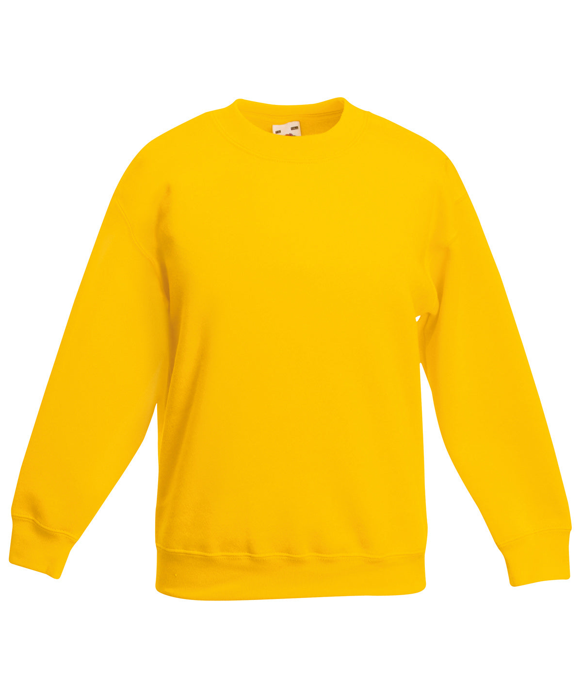 Fruit of the Loom SS201 Kids classic set-in sweatshirt in Sunflower