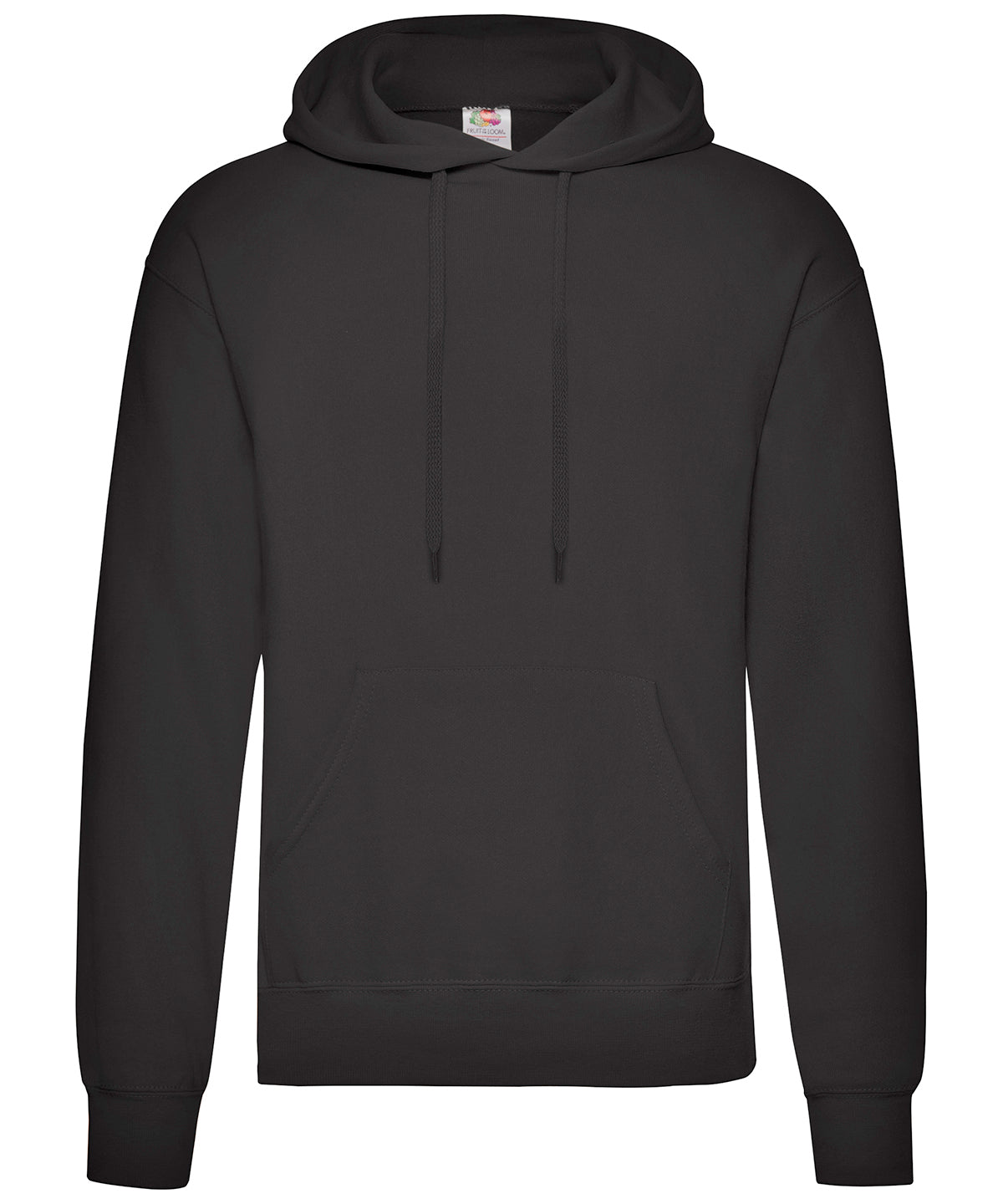Fruit of the Loom SS224 Classic 80/20 hooded sweatshirt in Black*†△