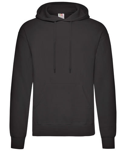 Fruit of the Loom SS224 Classic 80/20 hooded sweatshirt in Black*†△