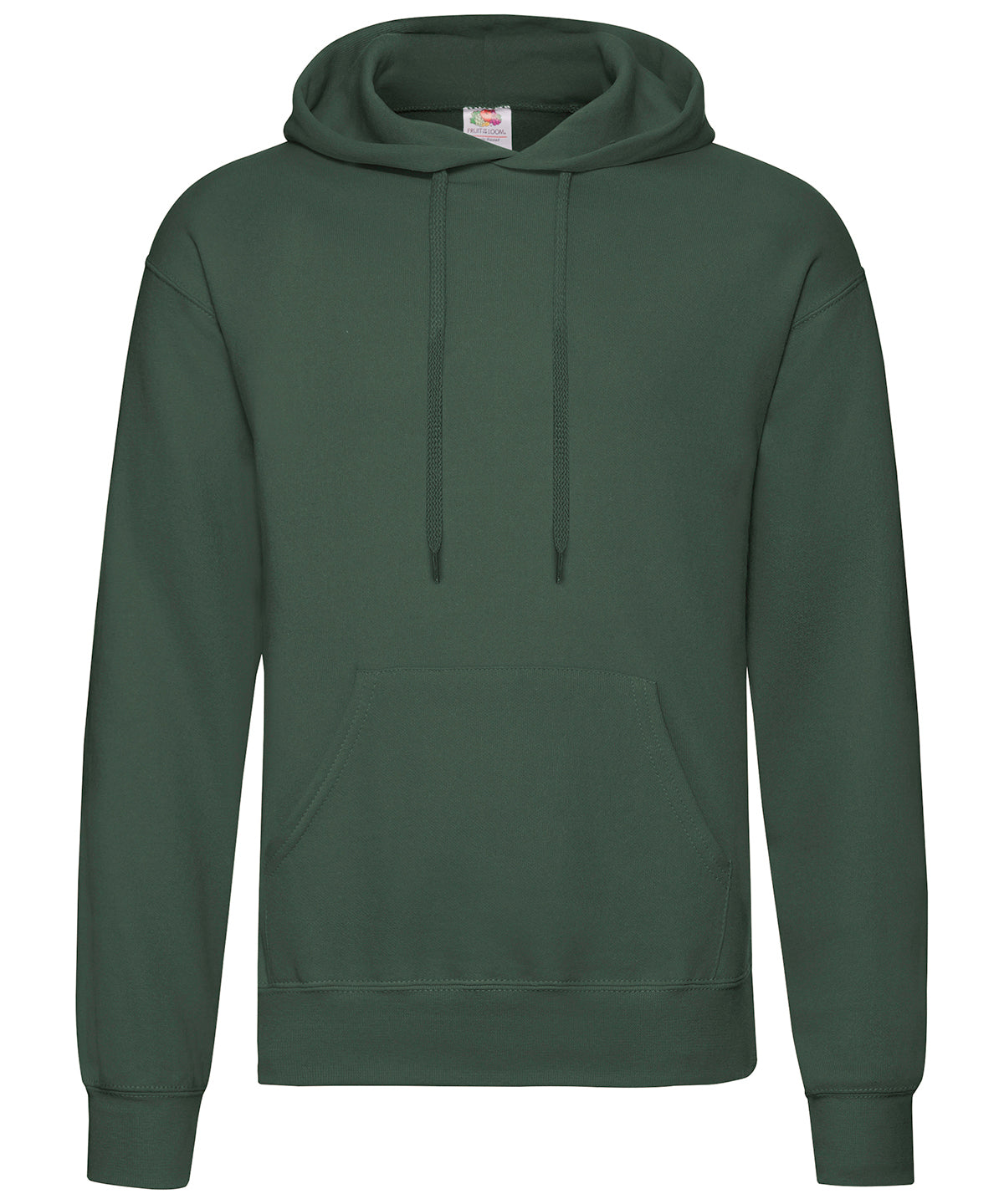 Fruit of the Loom SS224 Classic 80/20 hooded sweatshirt in Bottle Green*