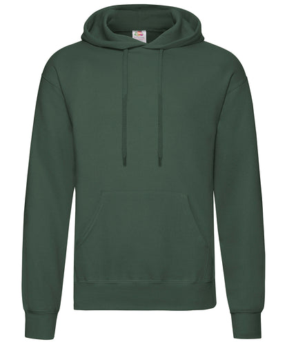 Fruit of the Loom SS224 Classic 80/20 hooded sweatshirt in Bottle Green*