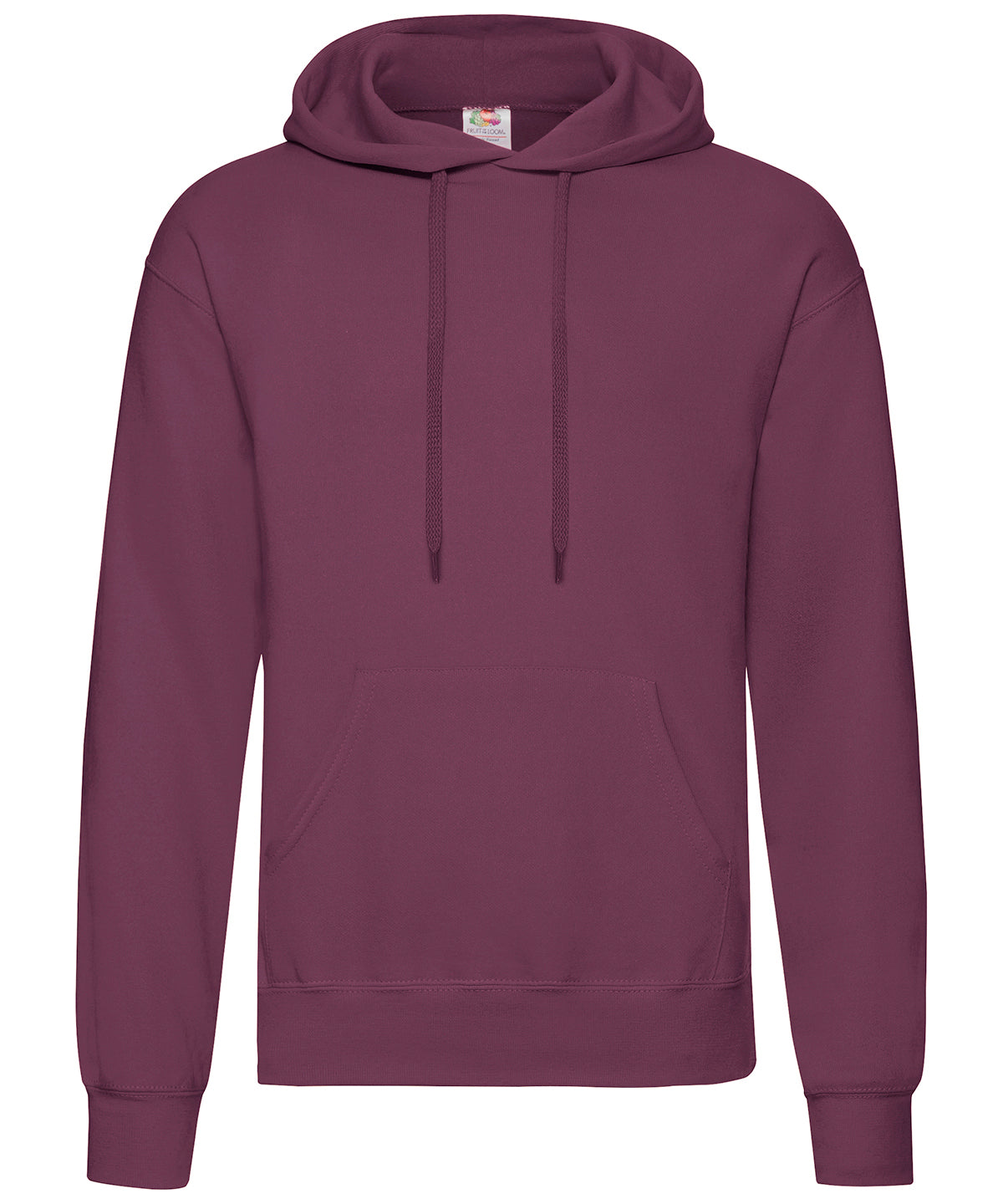 Fruit of the Loom SS224 Classic 80/20 hooded sweatshirt in Burgundy*