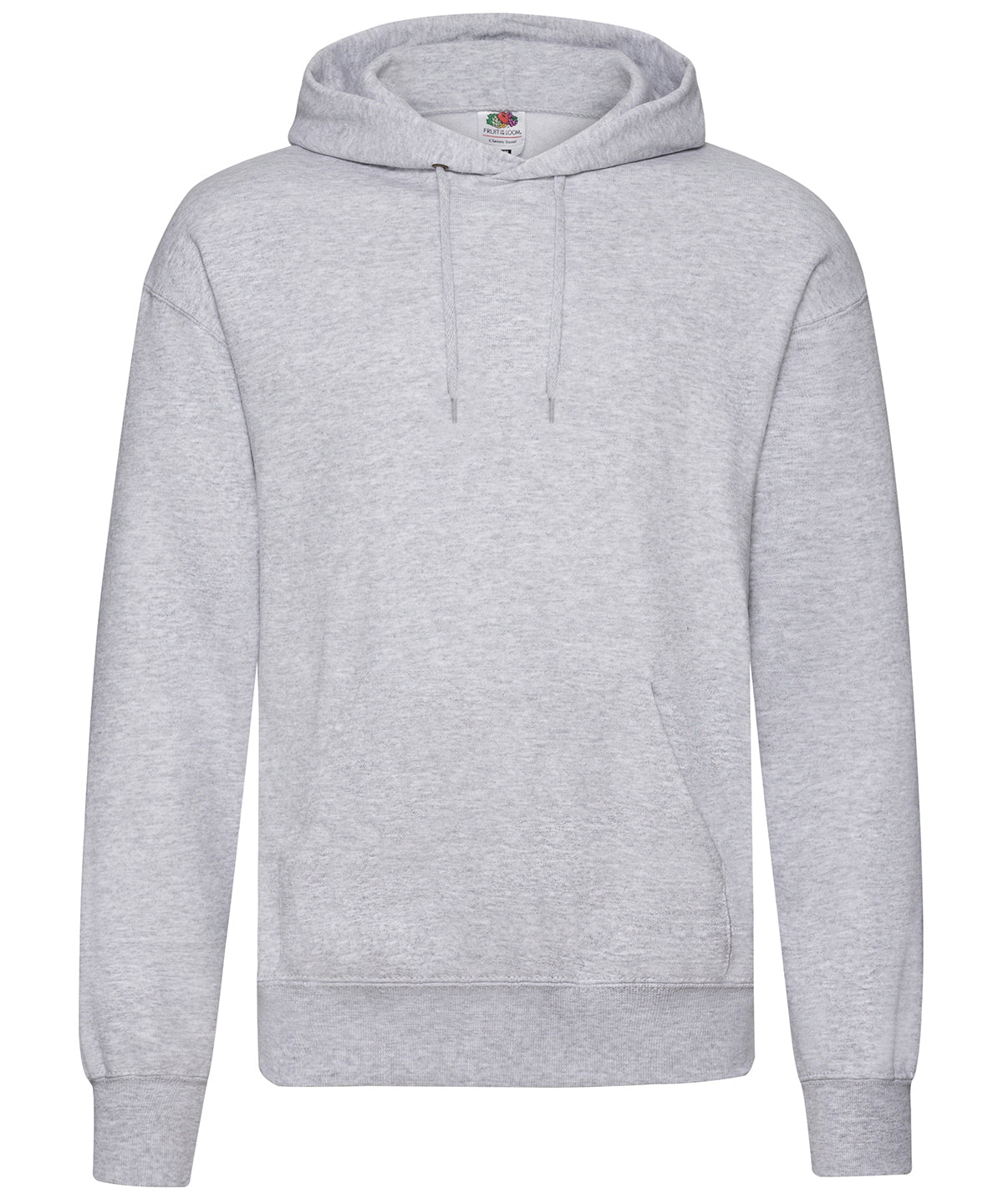 Fruit of the Loom SS224 Classic 80/20 hooded sweatshirt in Heather Grey*†△