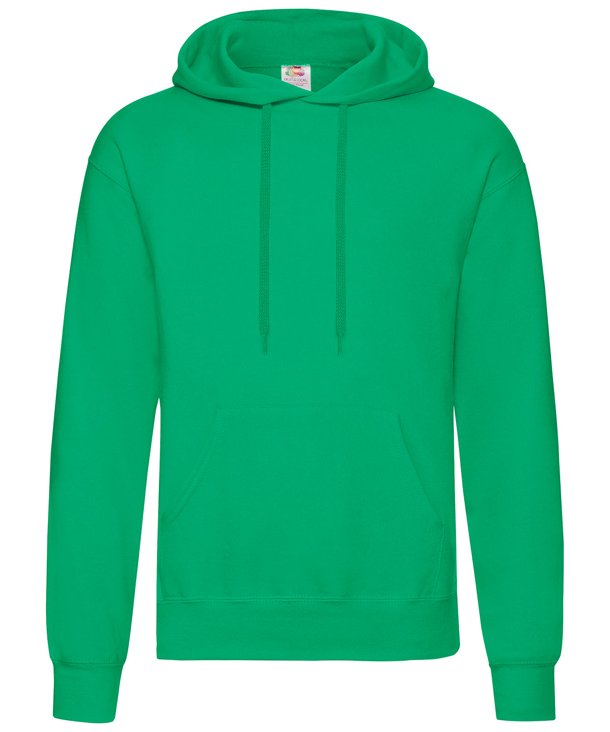 Fruit of the Loom SS224 Classic 80/20 hooded sweatshirt in Kelly Green