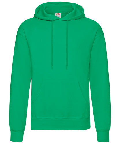 Fruit of the Loom SS224 Classic 80/20 hooded sweatshirt in Kelly Green
