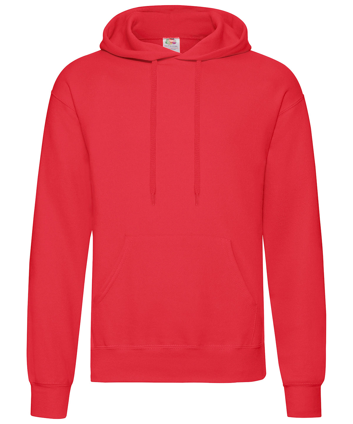 Fruit of the Loom SS224 Classic 80/20 hooded sweatshirt in Red