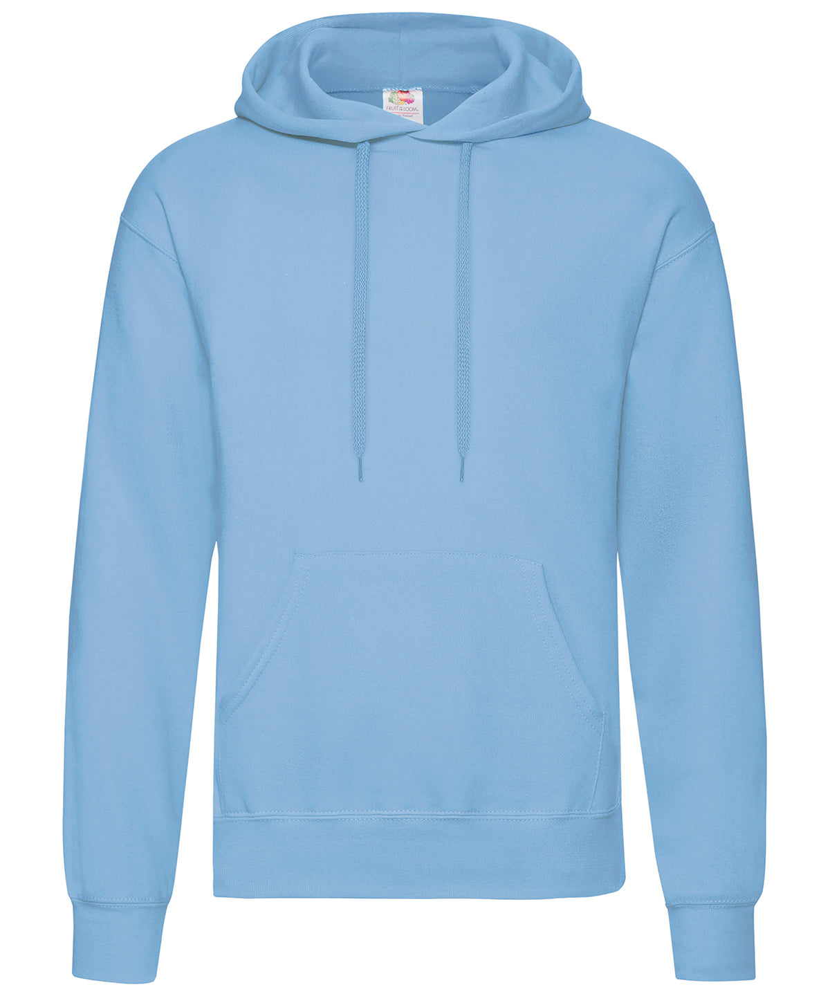 Fruit of the Loom SS224 Classic 80/20 hooded sweatshirt in Sky Blue