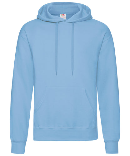 Fruit of the Loom SS224 Classic 80/20 hooded sweatshirt in Sky Blue